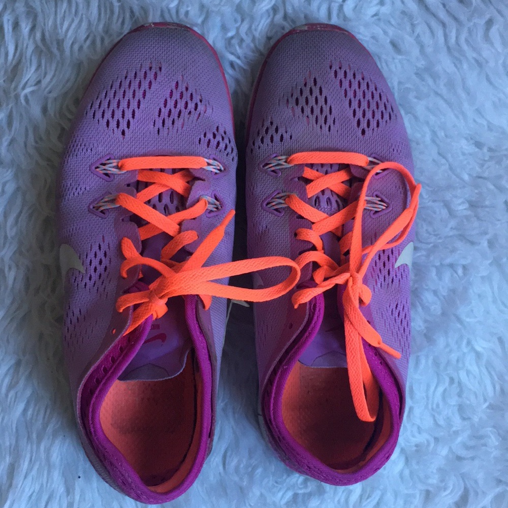 NIKE PINK Sneakers 6.5 BRIGHT NEON SHOES